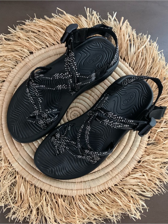 Chaco Shoes - CHACO Women's Z/Volv X2 Sandals Black White Size 7